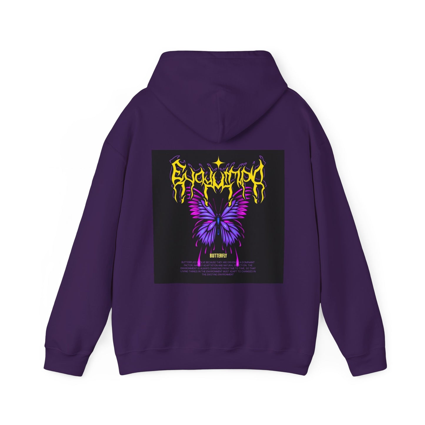 Butterfly Effect Purple | Unisex Heavy Blend™ Hooded Sweatshirt